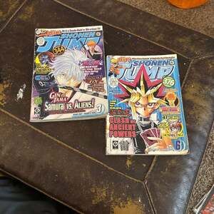 Vintage Shonen Jump Magazine Lot 2007 - Gintama & Yu-Gi-Oh Issues 3 & 6